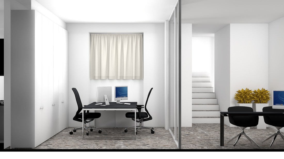 Piano semi interrato ufficio 9